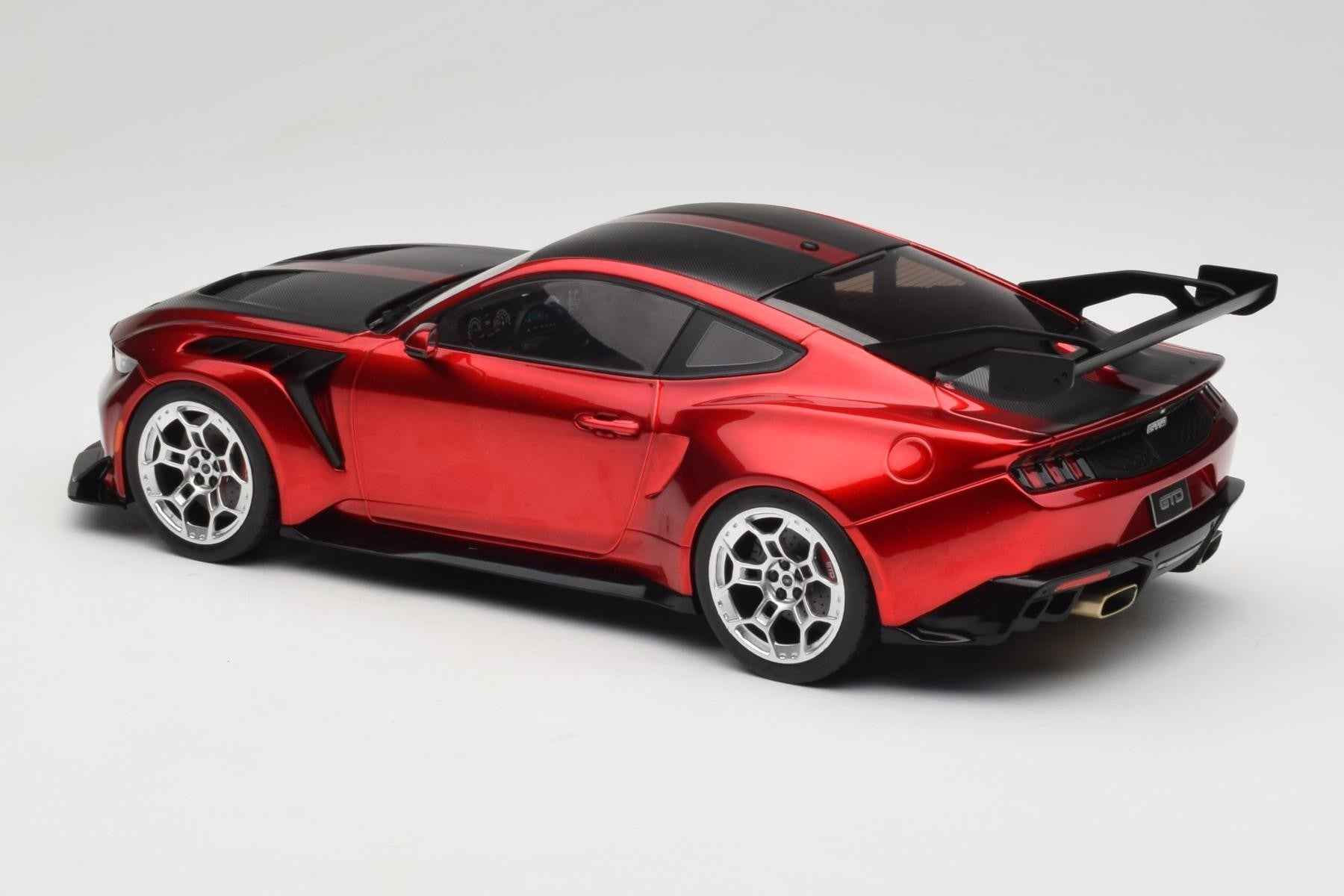 MCG 2025 Ford USA Mustang GTD 5.2L V8 Coupe Dark Red 1:18 Cartsfy Inc.