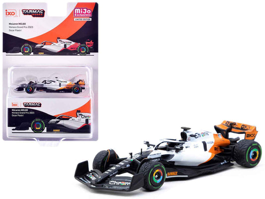 McLaren MCL60 #81 Oscar Piastri Formula One F1 "Monaco GP" (2023) "Global64" Series 1/64 Diecast Model by Tarmac Works Cartsfy Inc.