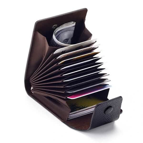Men Faux Leather 10 Card Slots Coins Bag Wallet Cartsfy Inc.