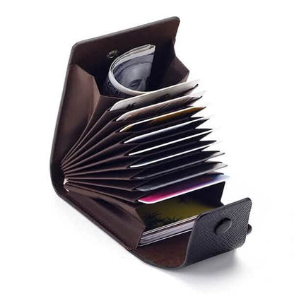 Men Faux Leather 10 Card Slots Coins Bag Wallet Cartsfy Inc.