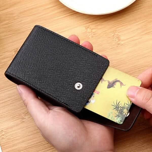 Men Faux Leather 10 Card Slots Coins Bag Wallet Cartsfy Inc.