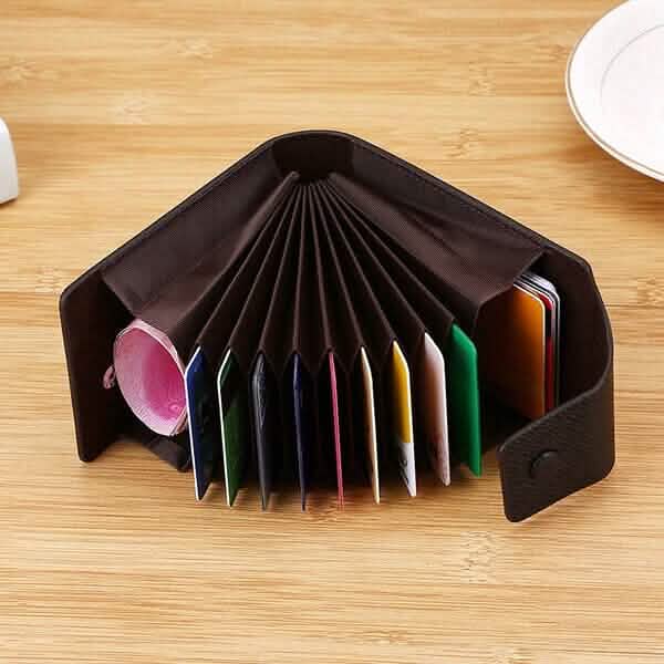 Men Faux Leather 10 Card Slots Coins Bag Wallet Cartsfy Inc.