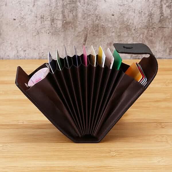 Men Faux Leather 10 Card Slots Coins Bag Wallet Cartsfy Inc.