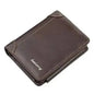 Men's Bifold Stylish Wallet DailySale Black Brown Coffee Black-Brown-Coffee-