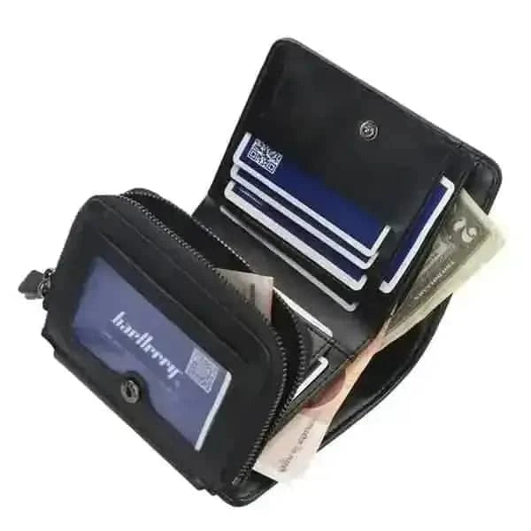 Men's Bifold Stylish Wallet DailySale Black Brown Coffee Black-Brown-Coffee-