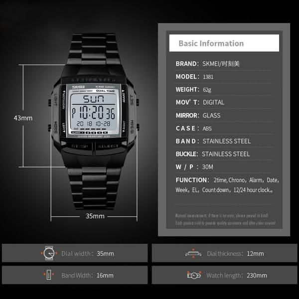 Men's Fashion LED Digital Watch Cartsfy Inc.