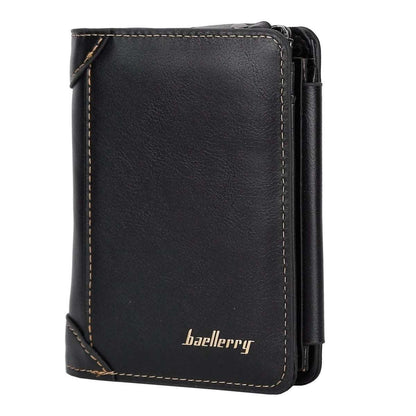 Men's Trifold Clutch Leather Wallet ID Card Holder Cartsfy Inc.