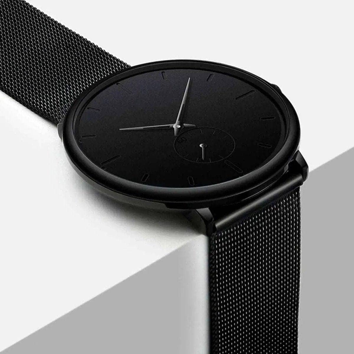 Men's Ultra-Thin Minimalist Waterproof Fashion Wrist Watch DailySale Black Blue Gold Black-Blue-Gold-Red-Silver-Black/Gold-Black/Blue-