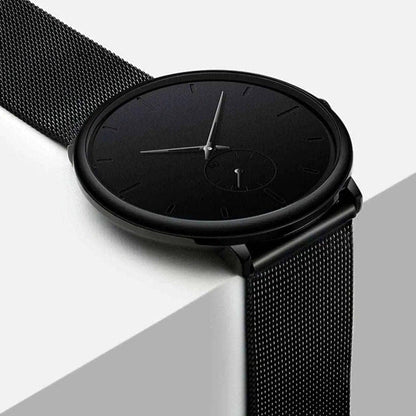 Men's Ultra-Thin Minimalist Waterproof Fashion Wrist Watch DailySale Black Blue Gold Black-Blue-Gold-Red-Silver-Black/Gold-Black/Blue-