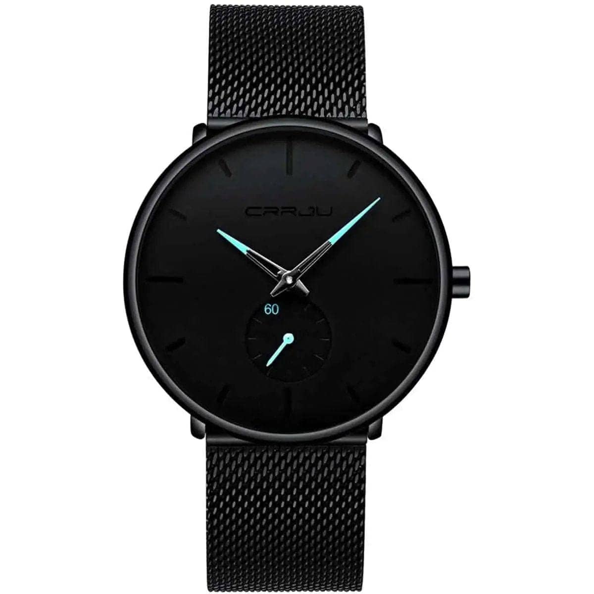 Men's Ultra-Thin Minimalist Waterproof Fashion Wrist Watch DailySale Black Blue Gold Black-Blue-Gold-Red-Silver-Black/Gold-Black/Blue-