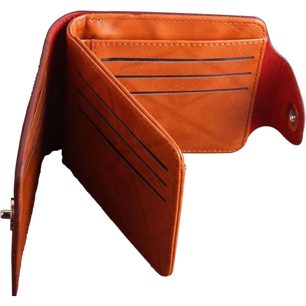 Men's USD Bill Wallet Billfold Leather Credit Card Photo Holder Cartsfy Inc.