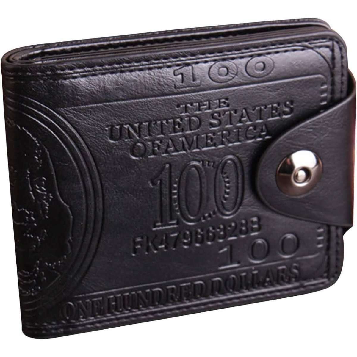 Men's USD Bill Wallet Billfold Leather Credit Card Photo Holder Cartsfy Inc.