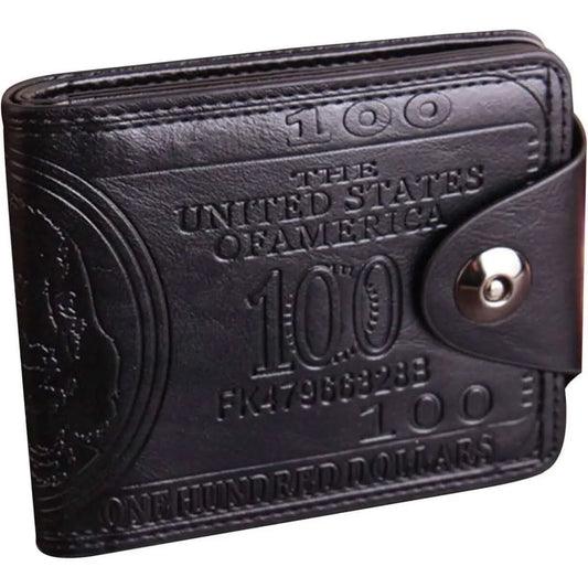 Men's USD Bill Wallet Billfold Leather Credit Card Photo Holder Cartsfy Inc.