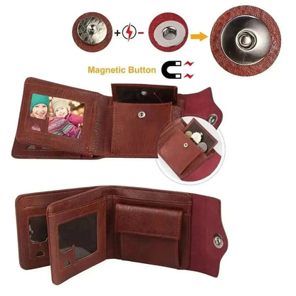 Men's Wallet PU Leather BiFold RFID Blocking Card Holder DailySale Default Title Default Title-