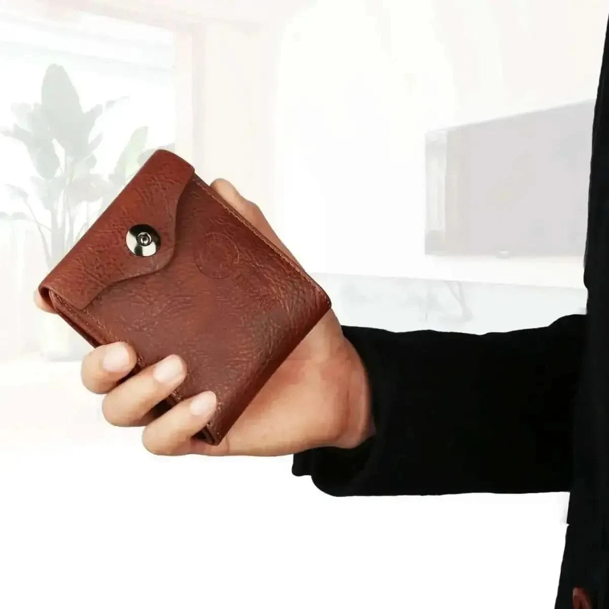 Men's Wallet PU Leather BiFold RFID Blocking Card Holder DailySale Default Title Default Title-