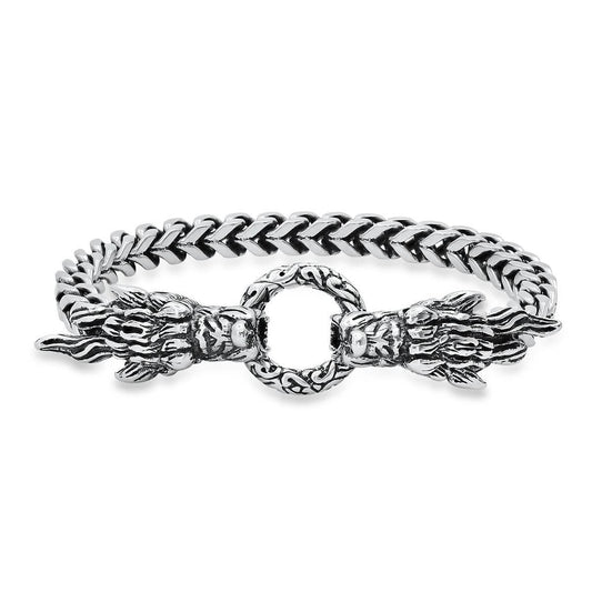 Men's Stainless Steel Dragon Head Bracelet - Cartsfy Inc.