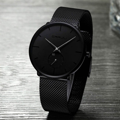 Men's Ultra - Thin Minimalist Waterproof Fashion Wrist Watch - Cartsfy Inc.
