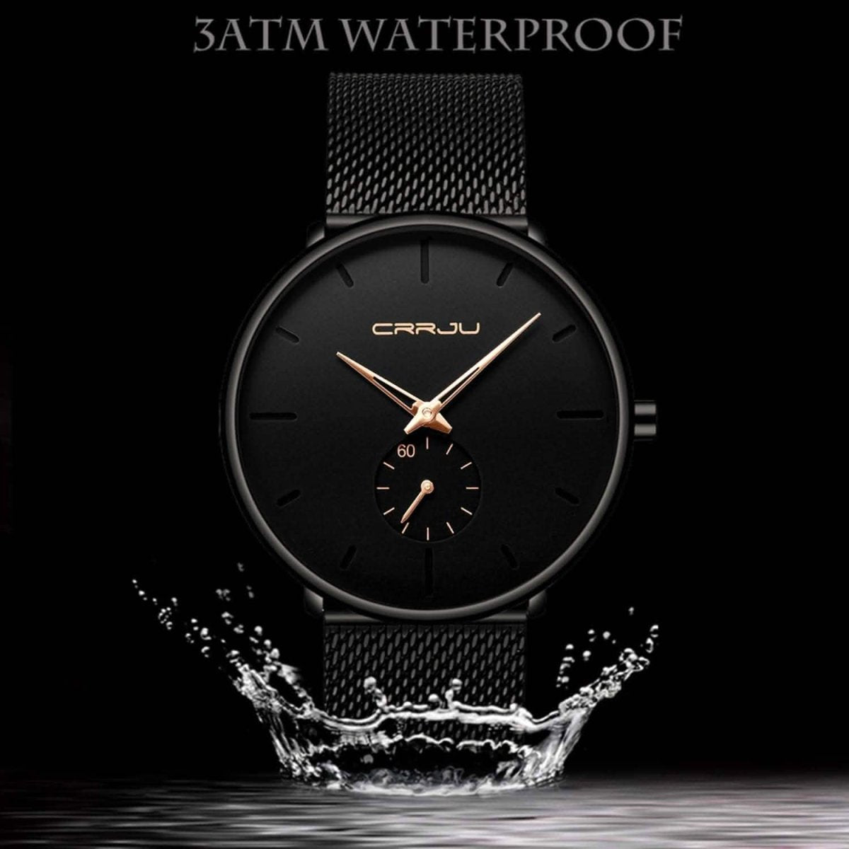 Men's Ultra - Thin Minimalist Waterproof Fashion Wrist Watch - Cartsfy Inc.