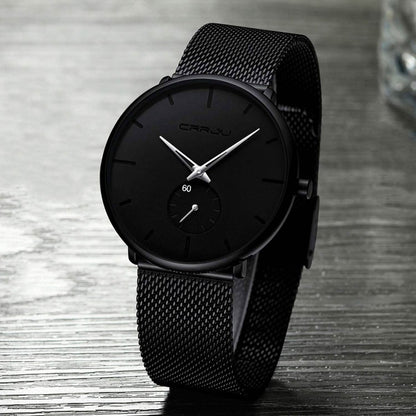 Men's Ultra - Thin Minimalist Waterproof Fashion Wrist Watch - Cartsfy Inc.