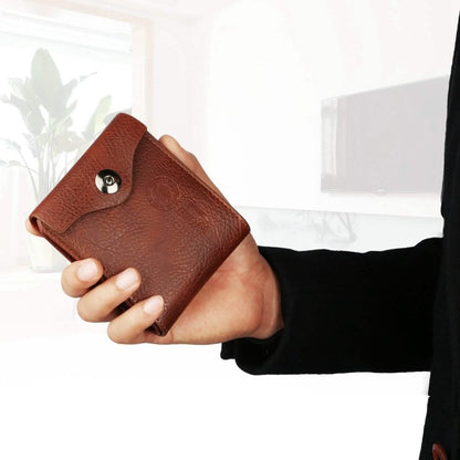 Men's Wallet PU Leather BiFold RFID Blocking Card Holder - Cartsfy Inc.
