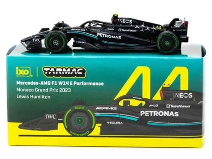 Mercedes-AMG F1 W14 E Performance #44 Lewis Hamilton Formula One F1 "Monaco GP" (2023) "Global64" Series 1/64 Diecast Model by Tarmac Works Cartsfy Inc.