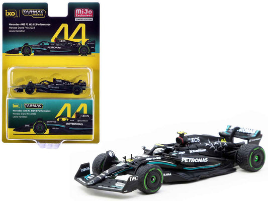 Mercedes-AMG F1 W14 E Performance #44 Lewis Hamilton Formula One F1 "Monaco GP" (2023) "Global64" Series 1/64 Diecast Model by Tarmac Works Cartsfy Inc.
