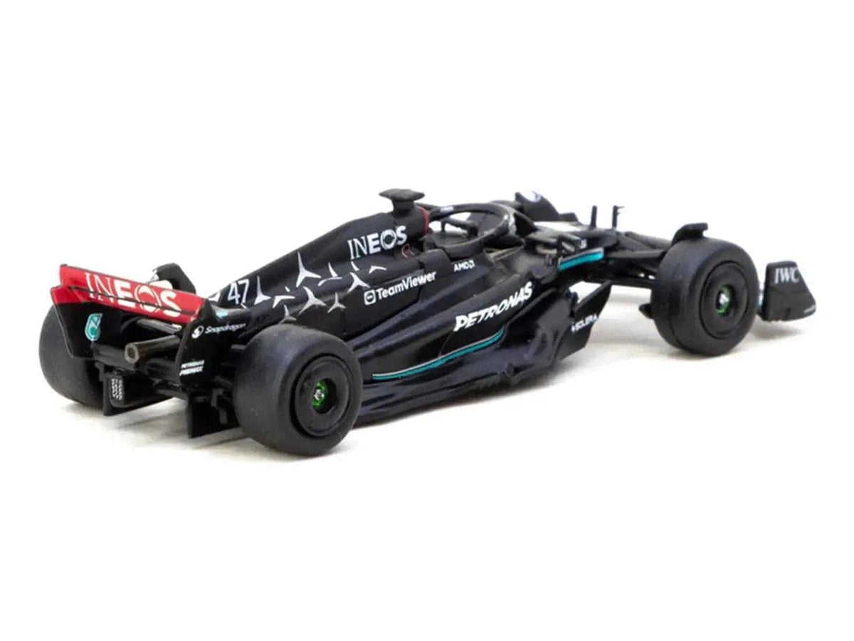 Mercedes-AMG F1 W14 E Performance #47 Mick Schumacher Formula One F1 "Spanish GP Tyre Testing" (2023) with Pit Board "Global64" Series 1/64 Diecast Model by Tarmac Works Miniature Motors Default Title Default Title-