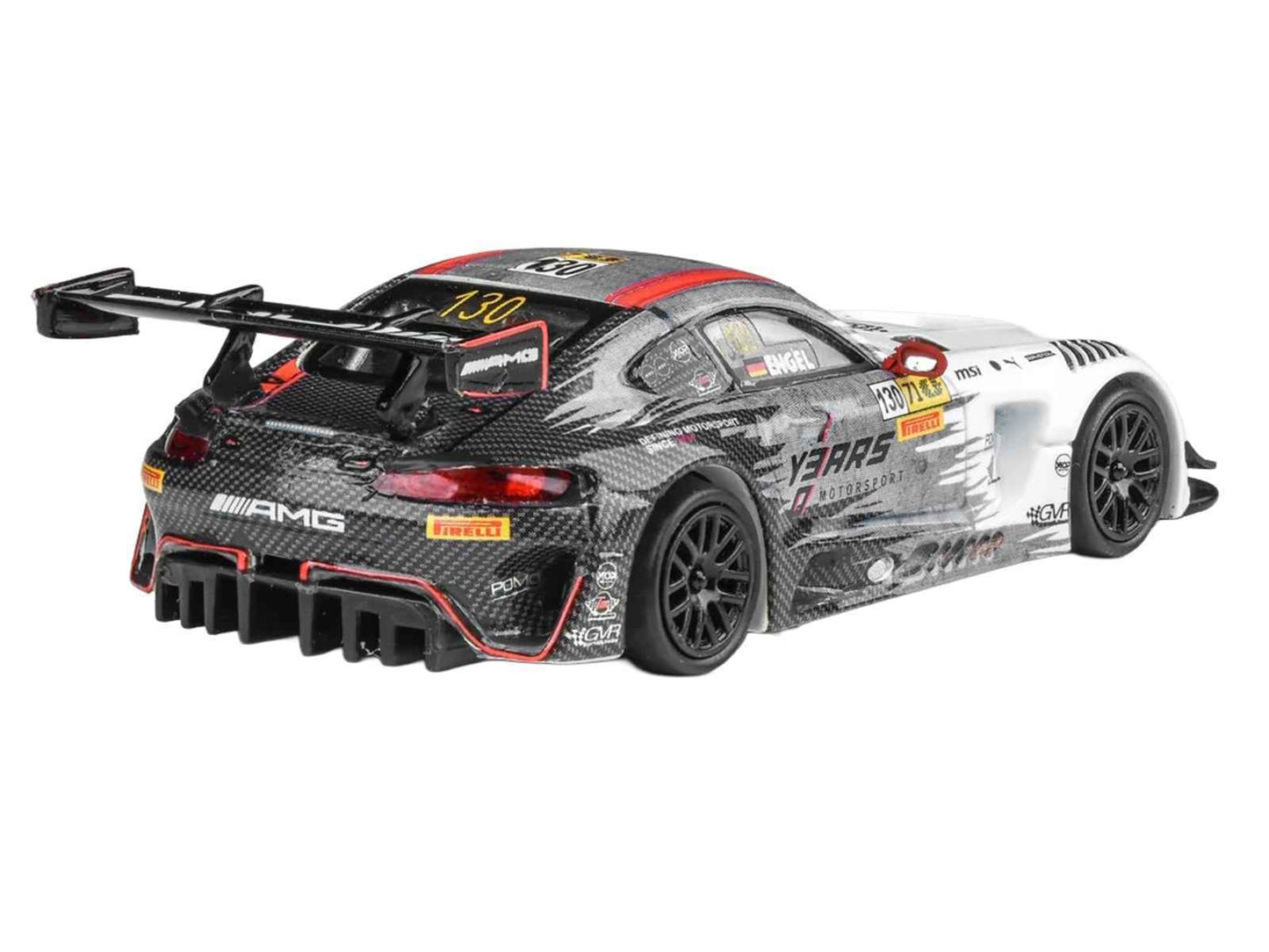 Mercedes-AMG GT3 #130 Maro Engel "GruppeM Racing" Winner "Macau GT Cup - FIA GT World Cup" (2024) 1/64 Diecast Model Car by Paragon Models Cartsfy Inc.