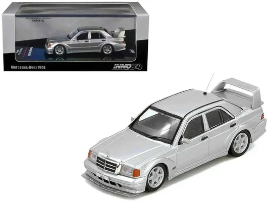 Mercedes-Benz 190E 2.5-16 Evolution II Silver Metallic 1/64 Diecast Model Car by Inno Models Cartsfy Inc.