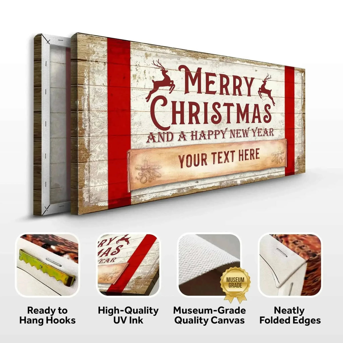 Merry Christmas And A Happy New Year Sign Cartsfy Inc.