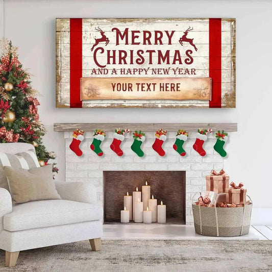 Merry Christmas And A Happy New Year Sign Cartsfy Inc.