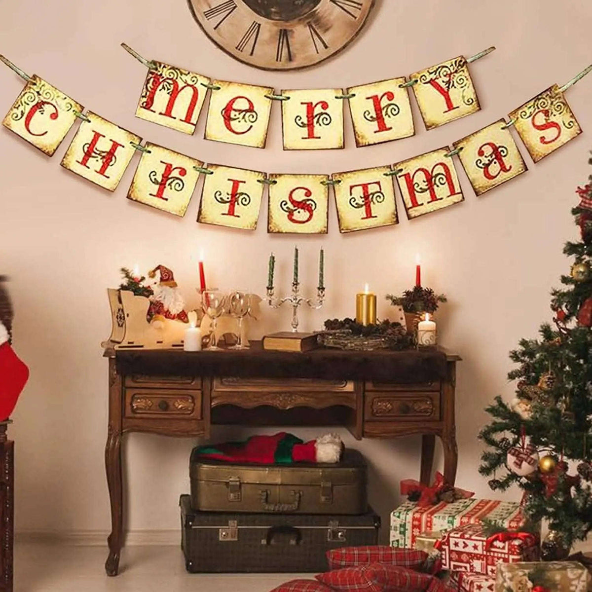 Merry Christmas Banner Home Decor Cartsfy Inc.
