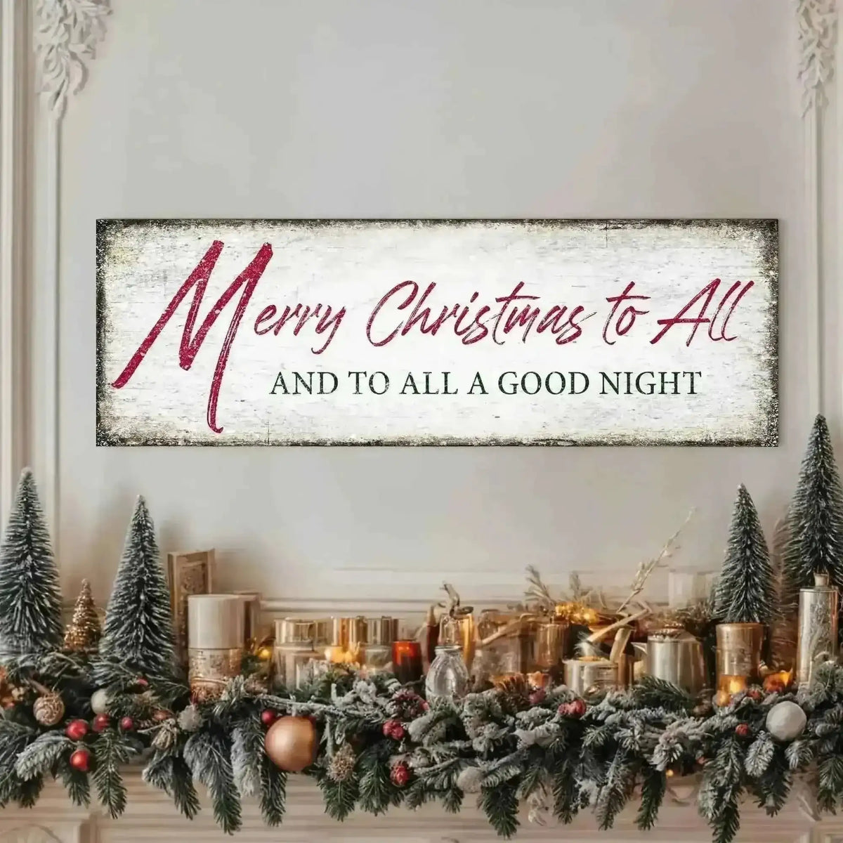 Merry Christmas To All And Goodnight Sign III Cartsfy Inc.