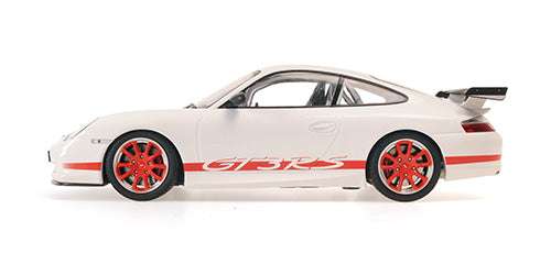 Minichamps 2002 Porsche 911 996 GT3 RS White w/ Red Deco 1:18 Cartsfy Inc.