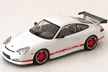 Minichamps 2002 Porsche 911 996 GT3 RS White w/ Red Deco 1:18 Cartsfy Inc.