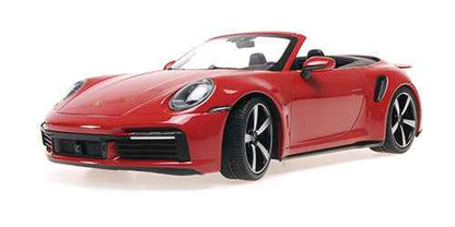 Minichamps 2020 Porsche 911 992 Turbo S Cabriolet Guards Red 1:18 STM Diecast Default Title Default Title-