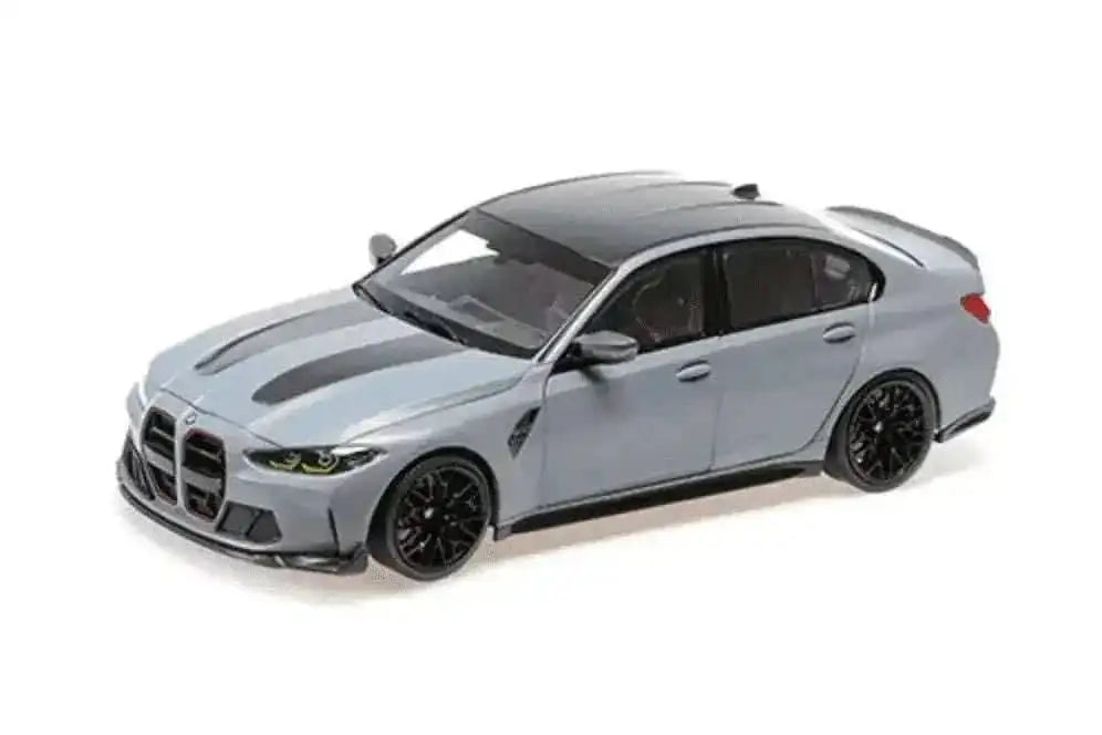 Minichamps 2023 BMW M3 CS (G80) Brooklyn Grey Metallic 1:18 Cartsfy Inc.