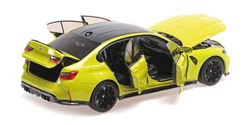 Minichamps 2024 BMW M3 (G80) Sao Paulo Yellow 1:18 Cartsfy Inc.