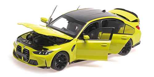 Minichamps 2024 BMW M3 (G80) Sao Paulo Yellow 1:18 Cartsfy Inc.