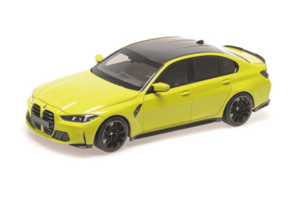 Minichamps 2024 BMW M3 (G80) Sao Paulo Yellow 1:18 Cartsfy Inc.