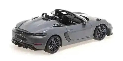 Minichamps 2024 Porsche 718 Cayman Spyder RS w/ Weissach Package Arctic Grey 1:18 Cartsfy Inc.