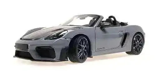 Minichamps 2024 Porsche 718 Cayman Spyder RS w/ Weissach Package Arctic Grey 1:18 Cartsfy Inc.