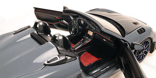 Minichamps 2024 Porsche 718 Cayman Spyder RS w/ Weissach Package Arctic Grey 1:18 Cartsfy Inc.