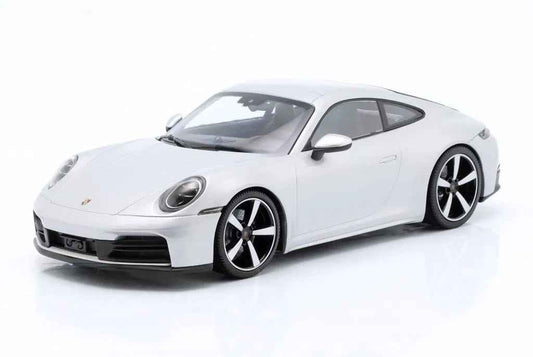 Minichamps 2025 Porsche 911 992.2 Carrera Coupe GT Silver Metallic 1:18 DEALER EDITION Cartsfy Inc.