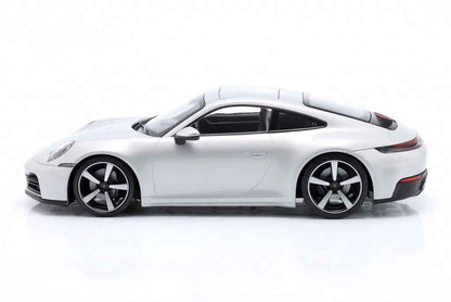 Minichamps 2025 Porsche 911 992.2 Carrera Coupe GT Silver Metallic 1:18 DEALER EDITION Cartsfy Inc.