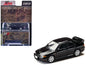Mitsubishi Lancer RS Evolution III RHD (Right Hand Drive) Black "Initial D" (1995-2013) Manga "Diorama Set Series" 1/64 Diecast Model car by Hobby Japan Cartsfy Inc.