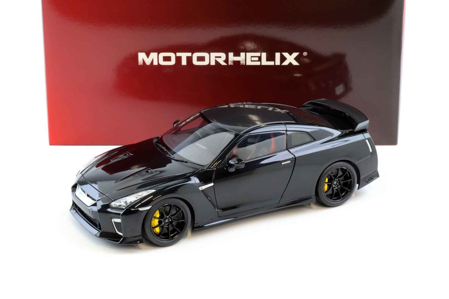 Motorhelix 2022 Nissan Skyline GT-R R35 Nismo Track Edition T-Spec Meteor Flake Black Pearl 1:18 Cartsfy Inc.