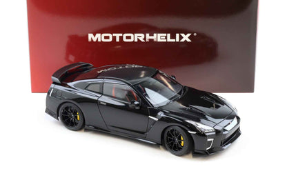 Motorhelix 2022 Nissan Skyline GT-R R35 Nismo Track Edition T-Spec Meteor Flake Black Pearl 1:18 Cartsfy Inc.
