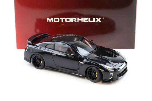 Motorhelix 2022 Nissan Skyline GT-R R35 Nismo Track Edition T-Spec Meteor Flake Black Pearl 1:18 Cartsfy Inc.