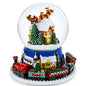 Moving Train Base Musical Christmas Water Snow Globe Cartsfy Inc.